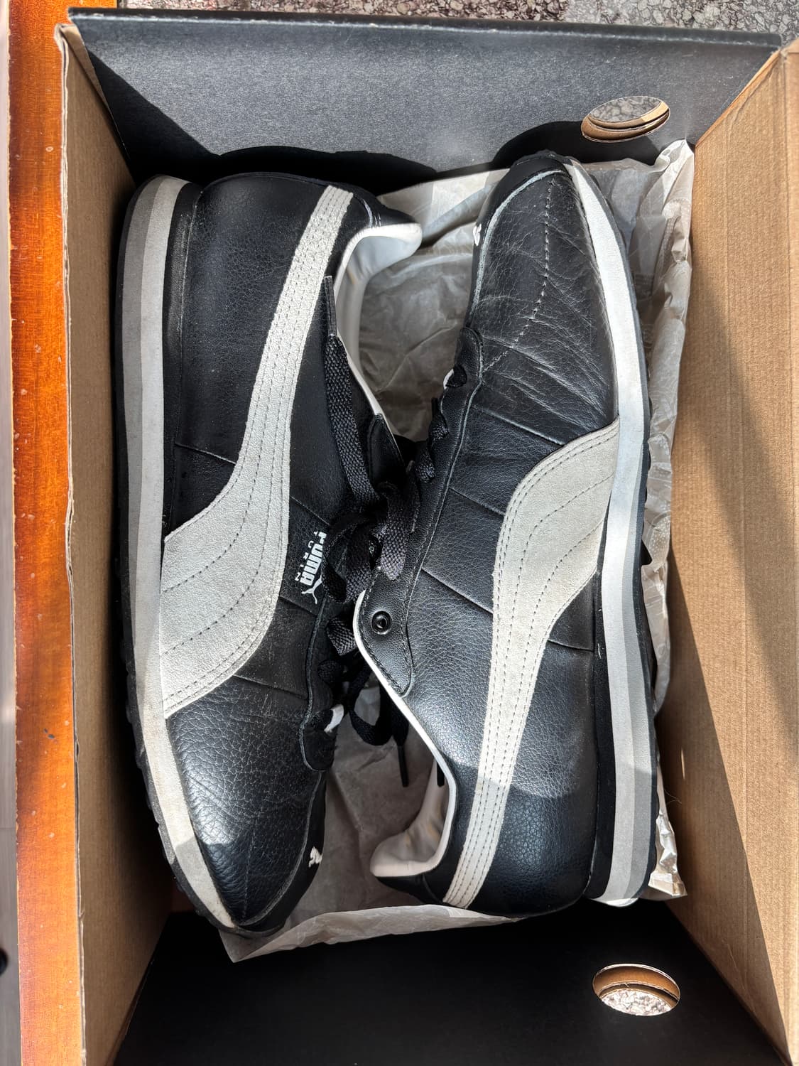 푸마 스니커즈 블랙/화이트 상품이미지1