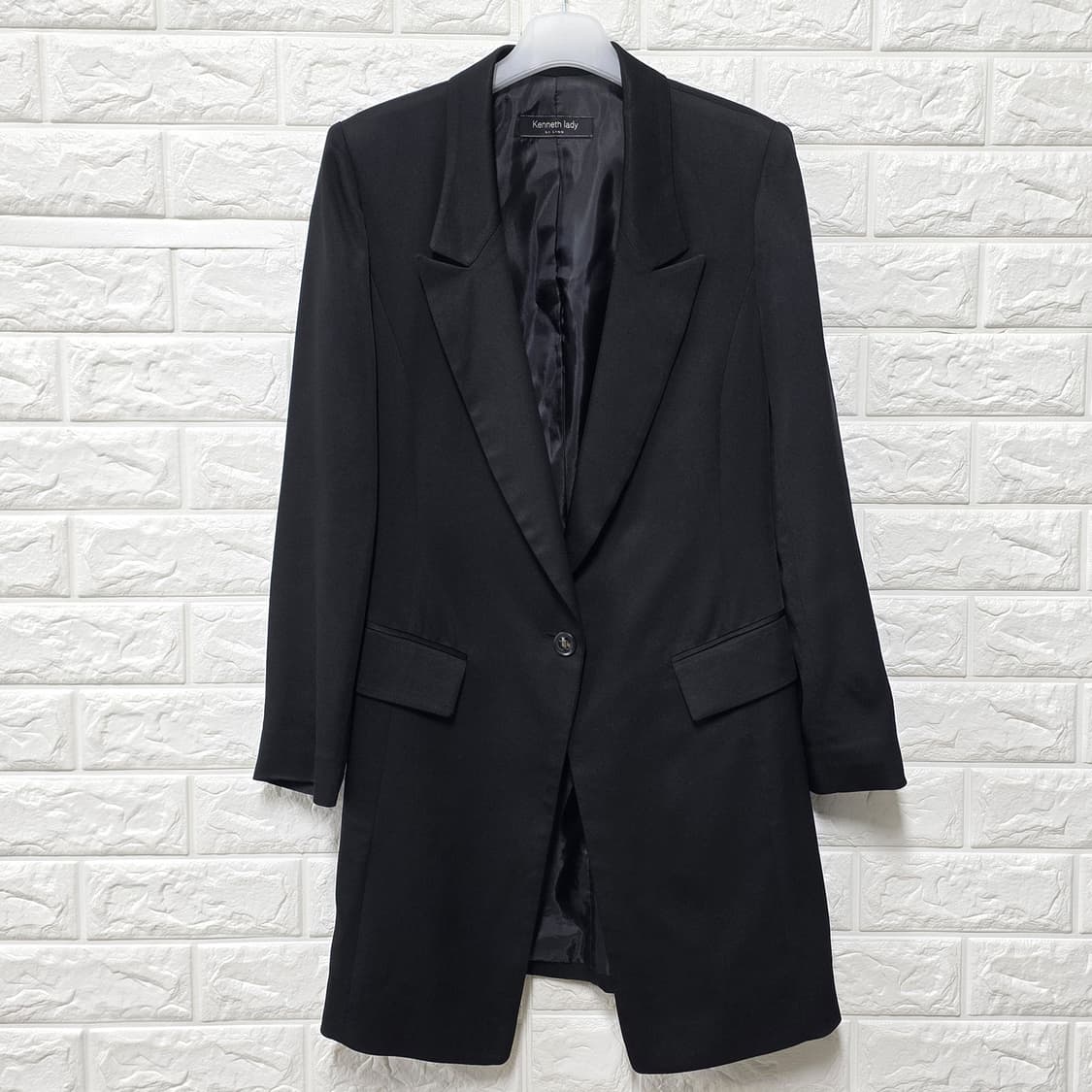 택배) S 케네스 레이디 블랙 코트 상품이미지1