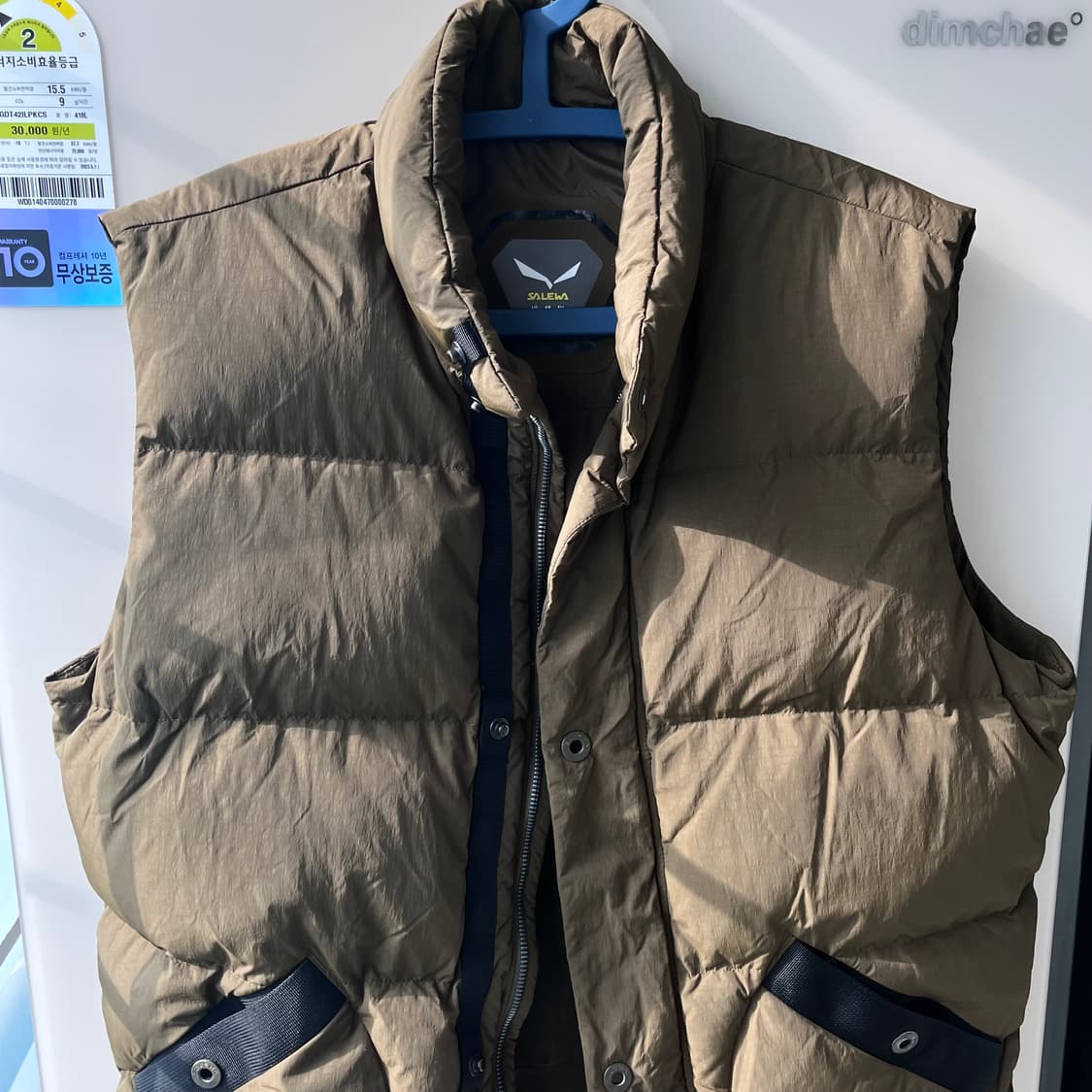 SALEWA 덕다운 베스트 XL 카키브라운 상품이미지2