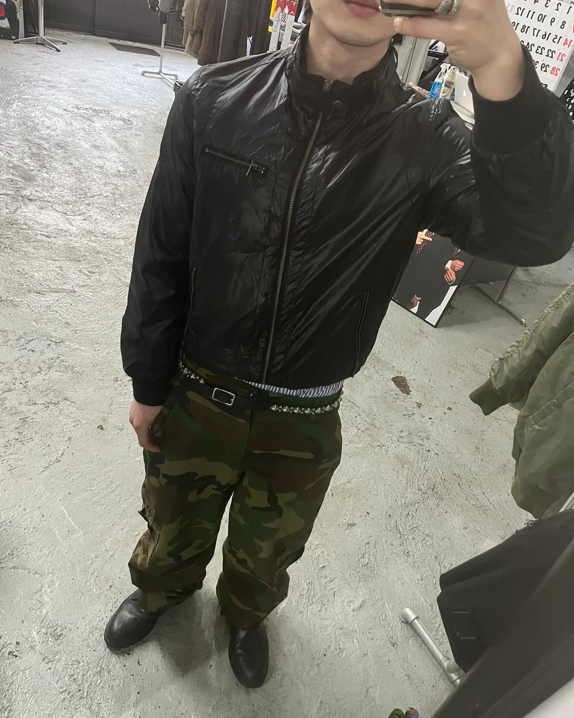 christian orani nylon biker jacket 상품이미지3