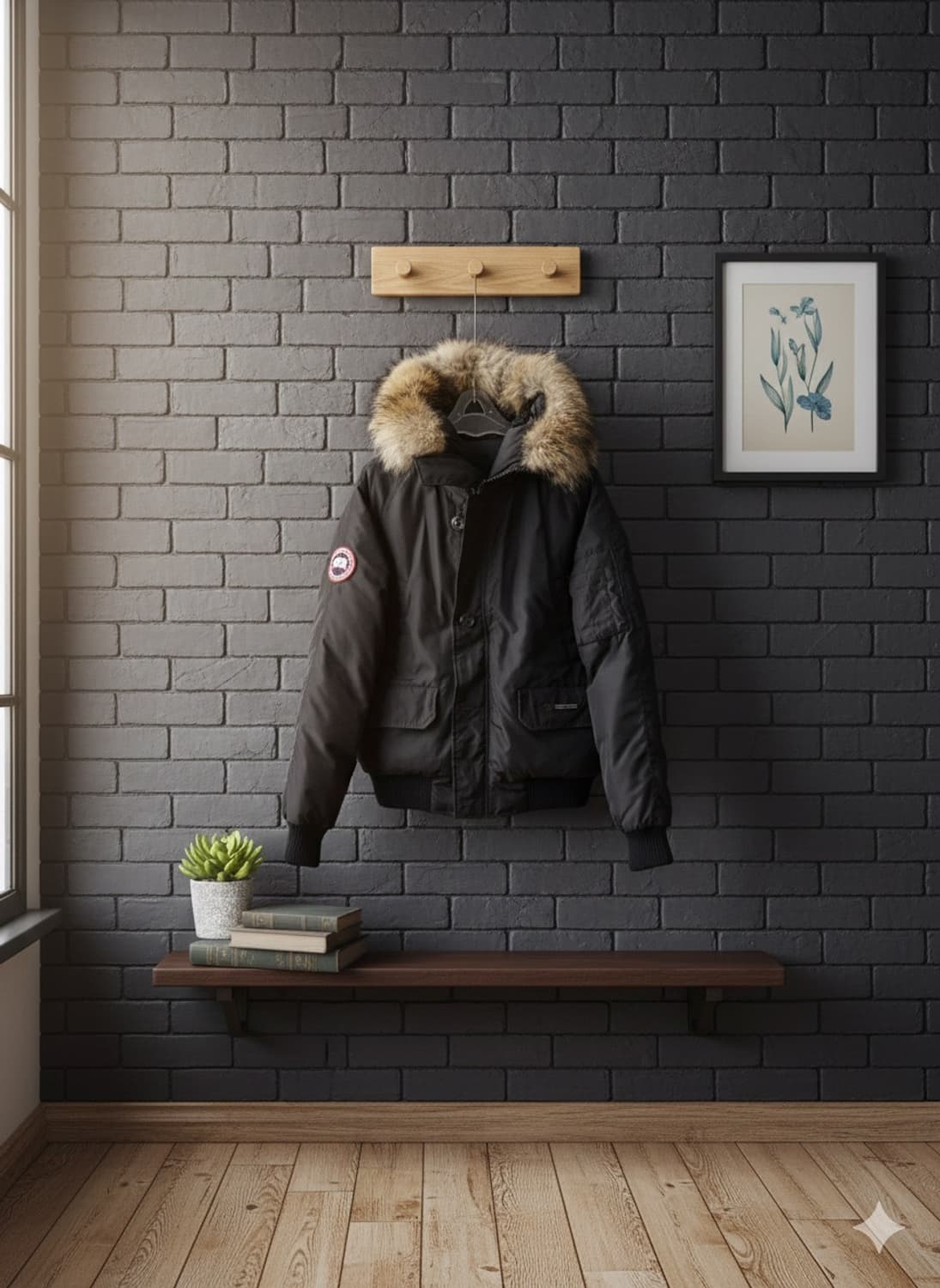 따뜻한 블랙 구스 패딩 48 상품이미지1