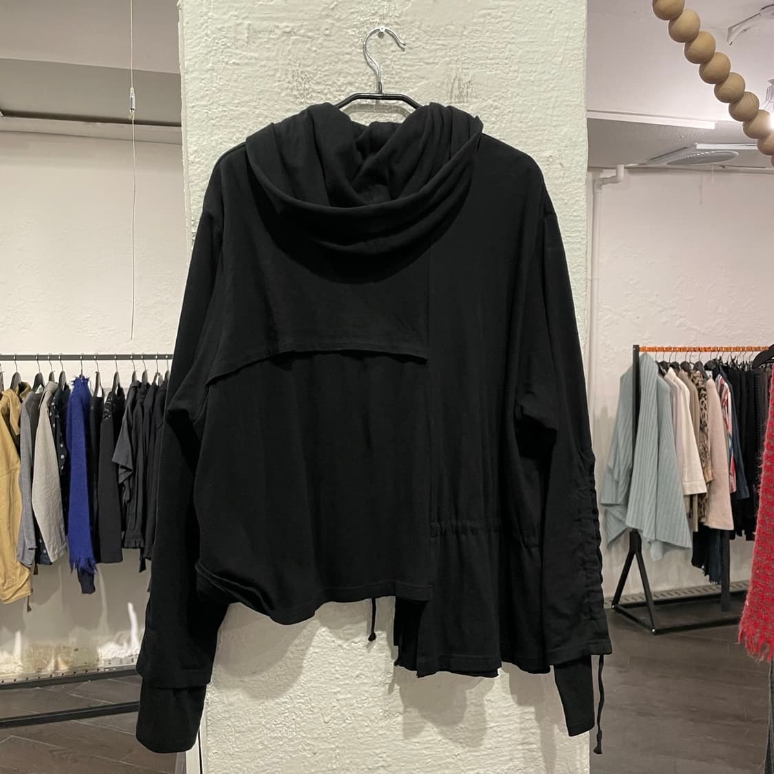 요지야마모토 레이어드 후드집업 상품이미지4