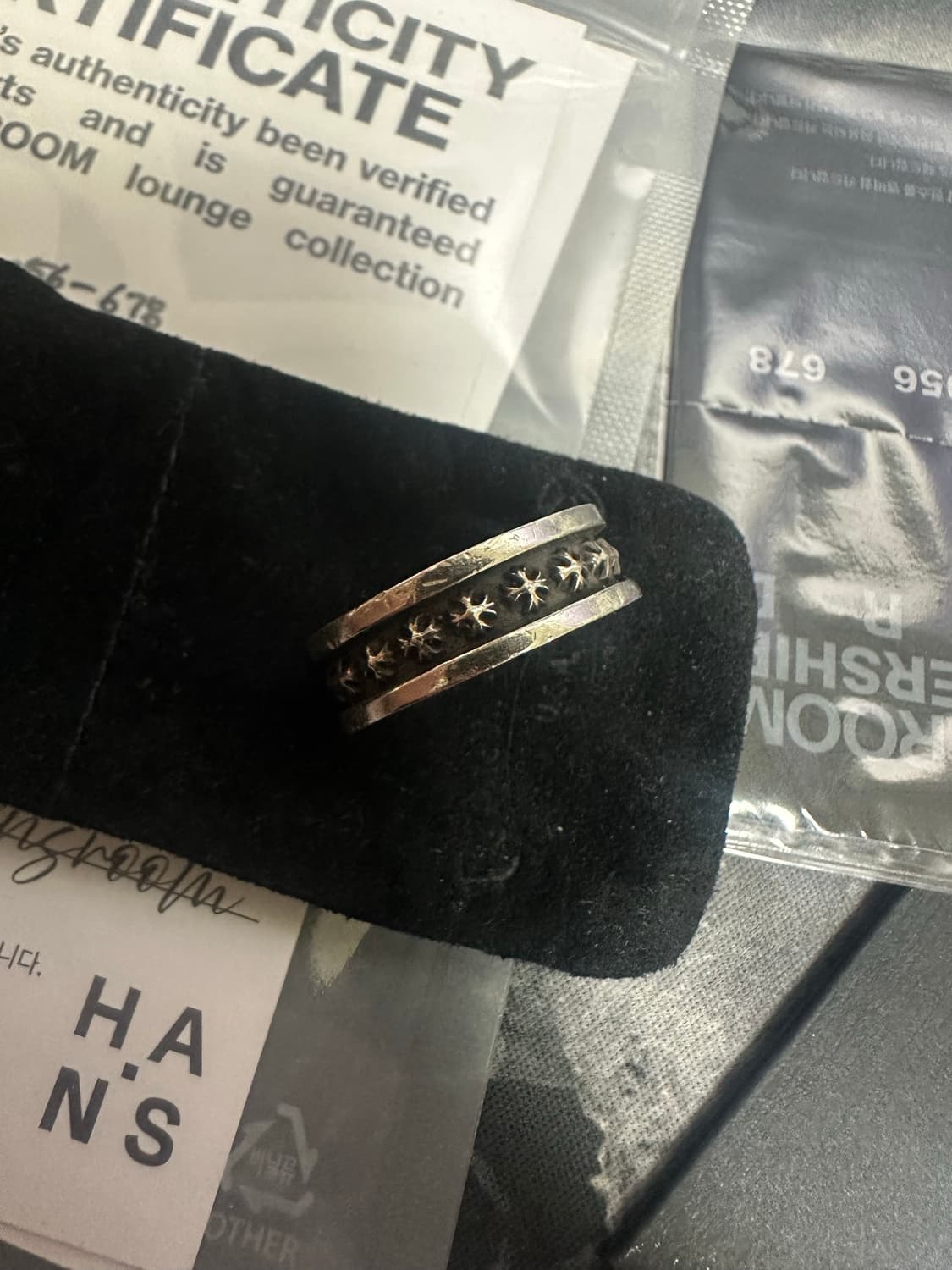 [US8, 국내 17호] 크롬하츠 미니플러스링 상품이미지1