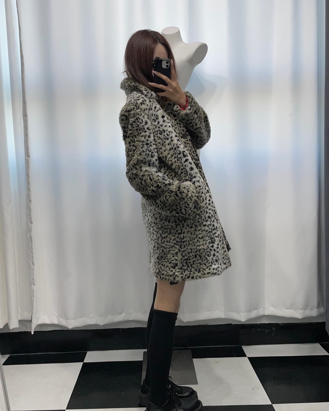 🎸레오파드 퍼 코트🎸 상품이미지2