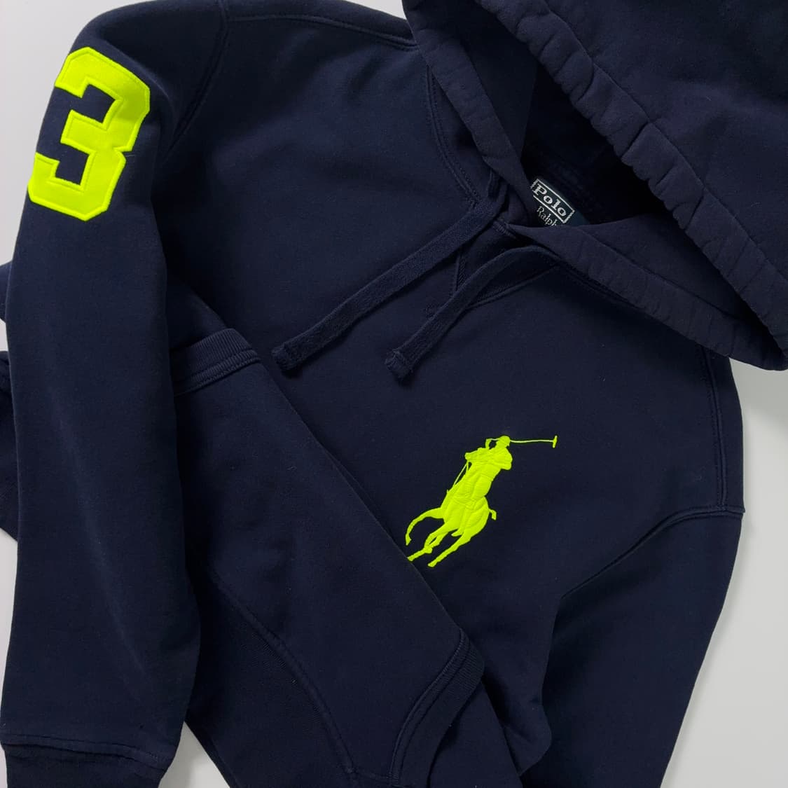 Polo  폴로 랄프로렌 빅포니 코튼 네이비 후드티  상품이미지3