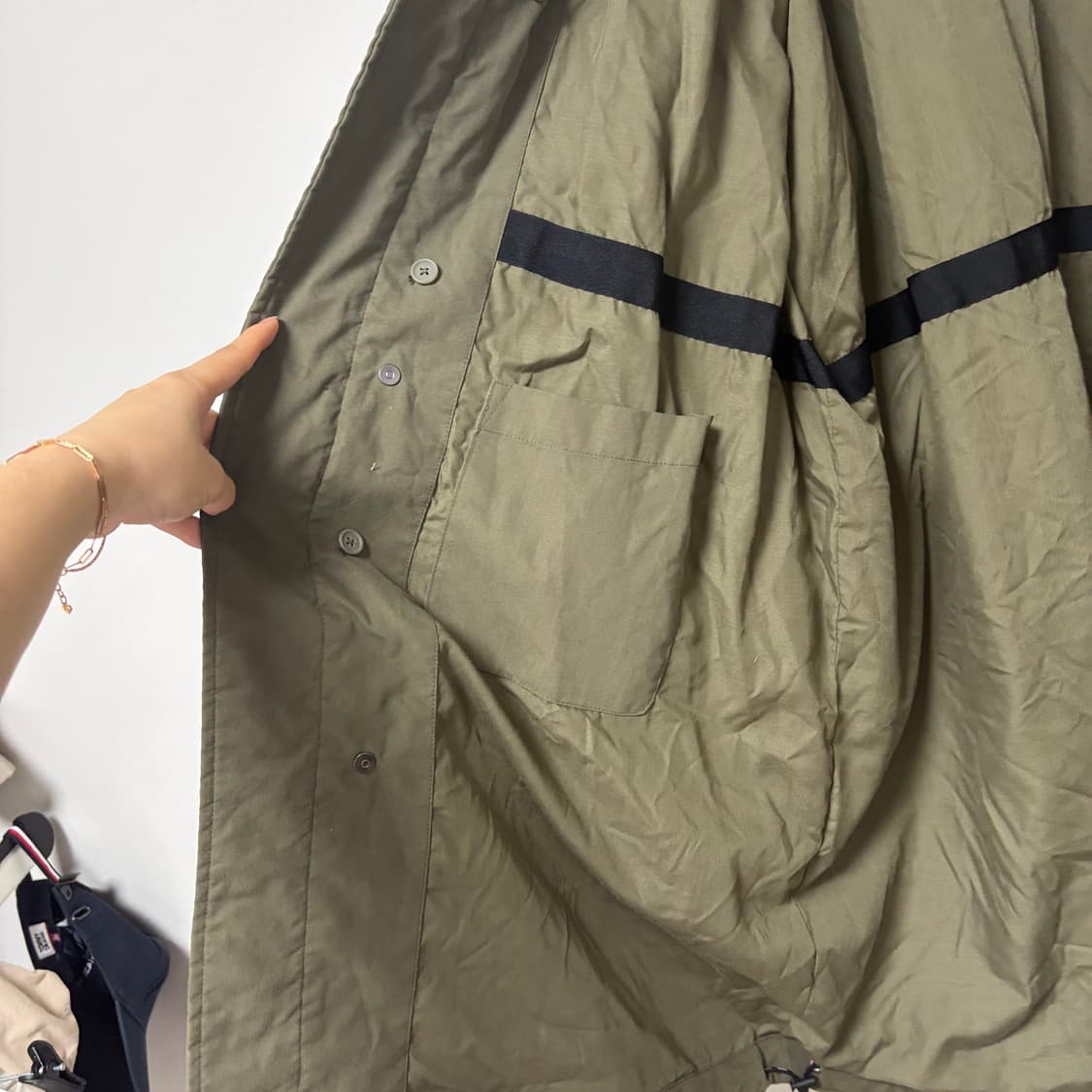 초강추) 아웃도어 m-65 유틸리티 개파카 야상자켓 (L 카키) 상품이미지5