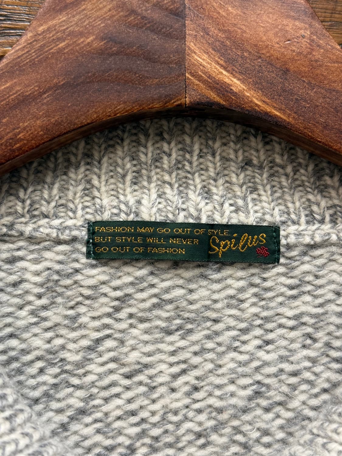 Wool-Cashmere Raglan Shawl Collar Knit 상품이미지6