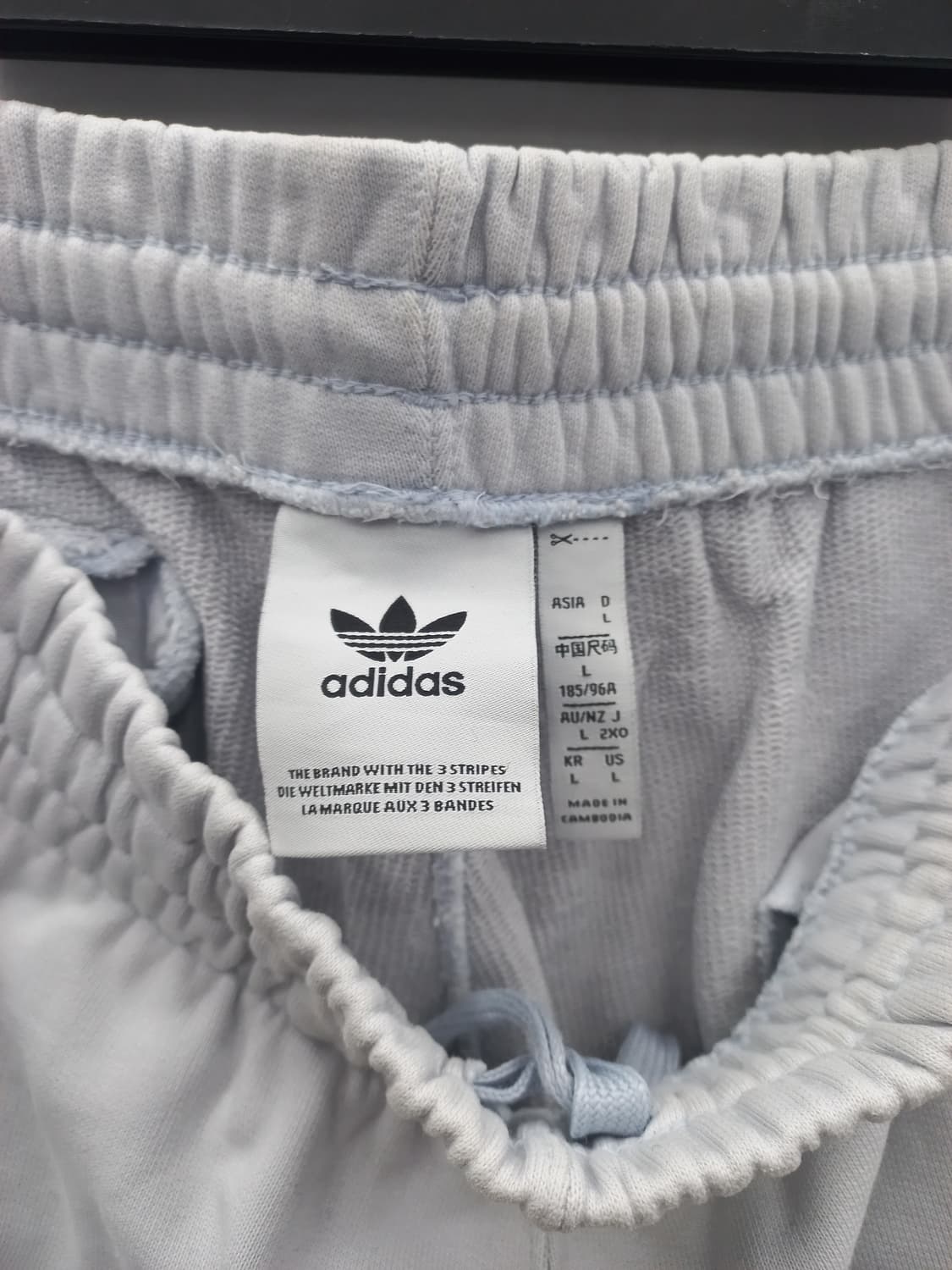 아디다스 라이트 그레이 조거팬츠 32 상품이미지4