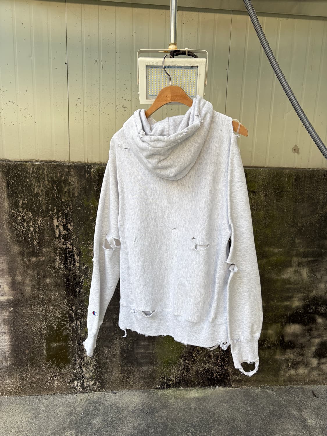 챔피온 리버스위브 디스트레스드 후드 상품이미지2