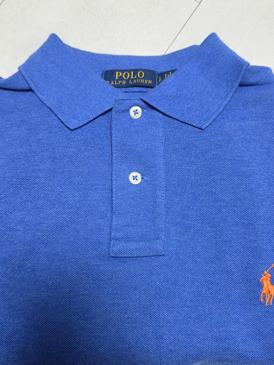 폴로 커스텀 슬림핏 반팔 카라티 S 남성 55 여성66 루즈핏55 상품이미지2