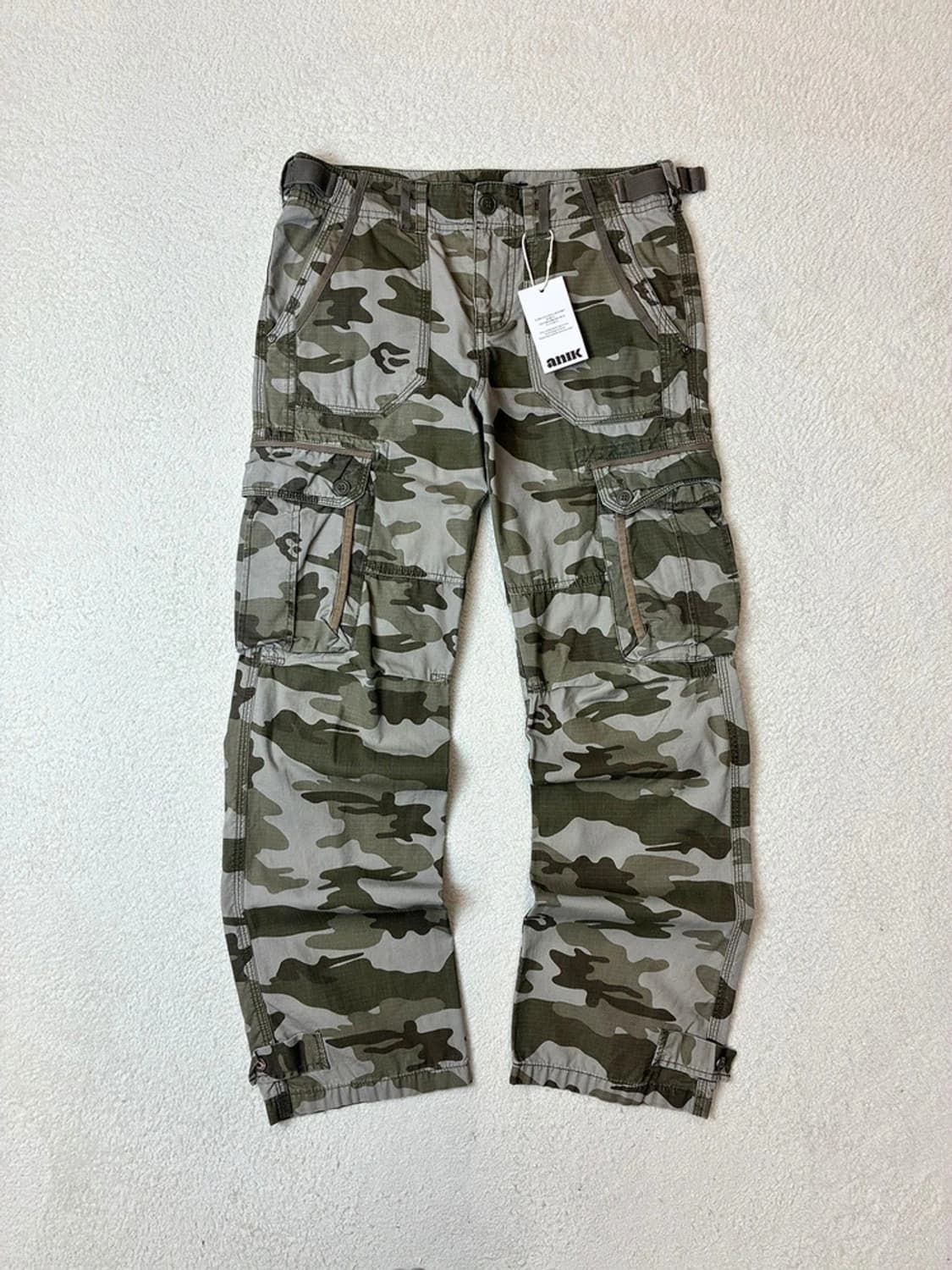 리트머스 00's 밀리터리 립스탑 카모 카고 팬츠 PN6214 상품이미지1