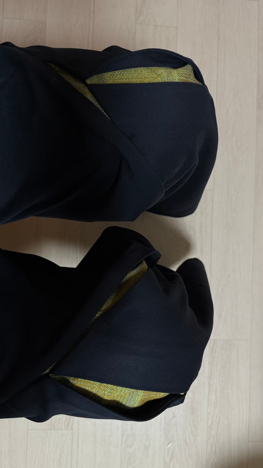 3)kangjungseok concealed trousers navy 상품이미지2