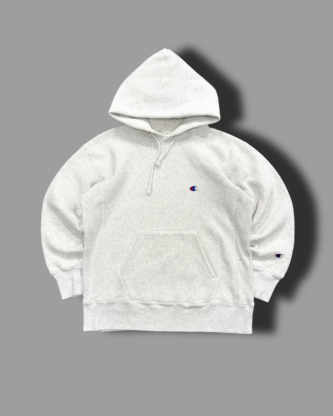 챔피온 리버스위브 멜란지 그레이 후드티 M 상품이미지4