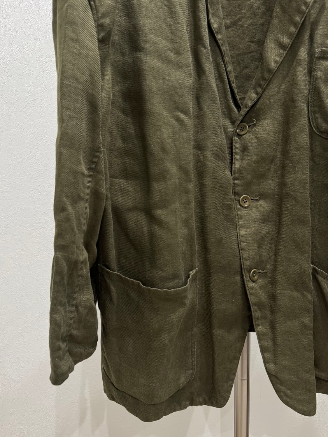 캐피탈 오버사이즈 린넨 3b 자켓 상품이미지2