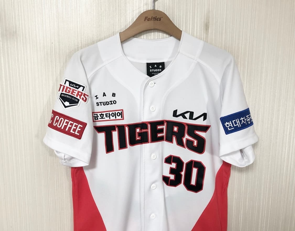 KBO 아이앱스튜디오 기아타이거즈 어센틱 홈유니폼 S(90) #30 상품이미지2