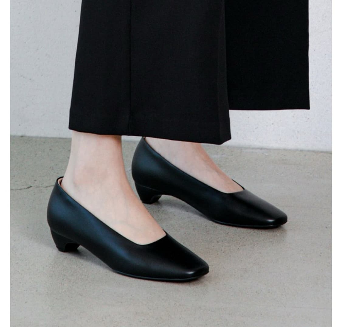 쓰담슈즈 리얼 레더 엠마 베이직 펌프스 블랙 245 박스셋 새상품 상품이미지3