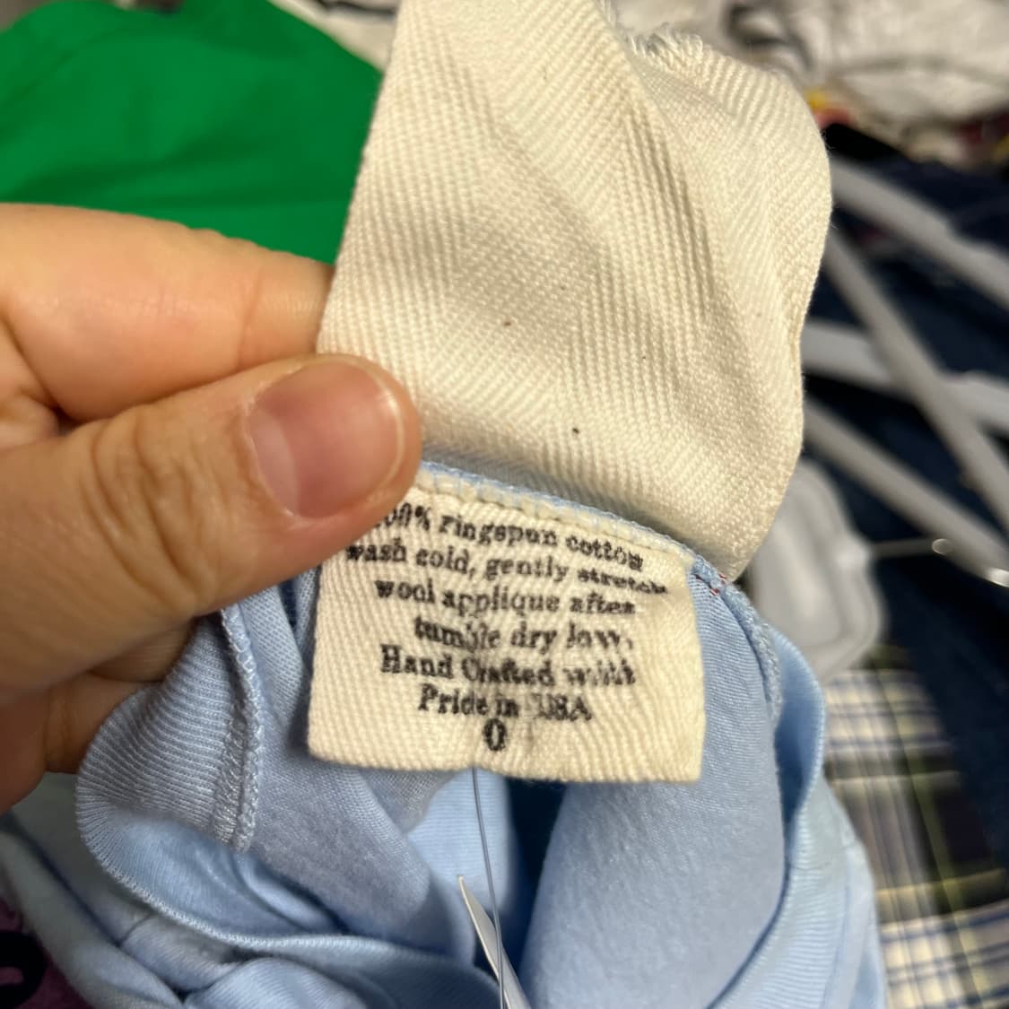 y2k 빈티지 하늘색 프린팅 반팔 티셔츠 xs 상품이미지3