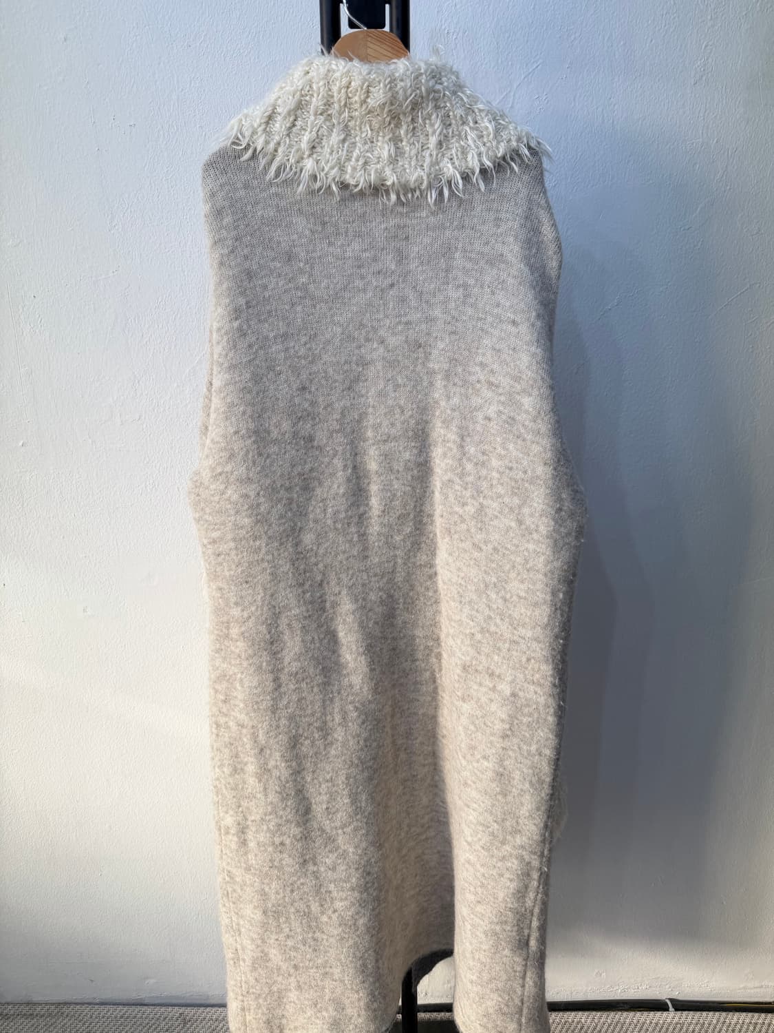 정품) PINKO 핀코 퍼 코트 가디건 S 상품이미지5