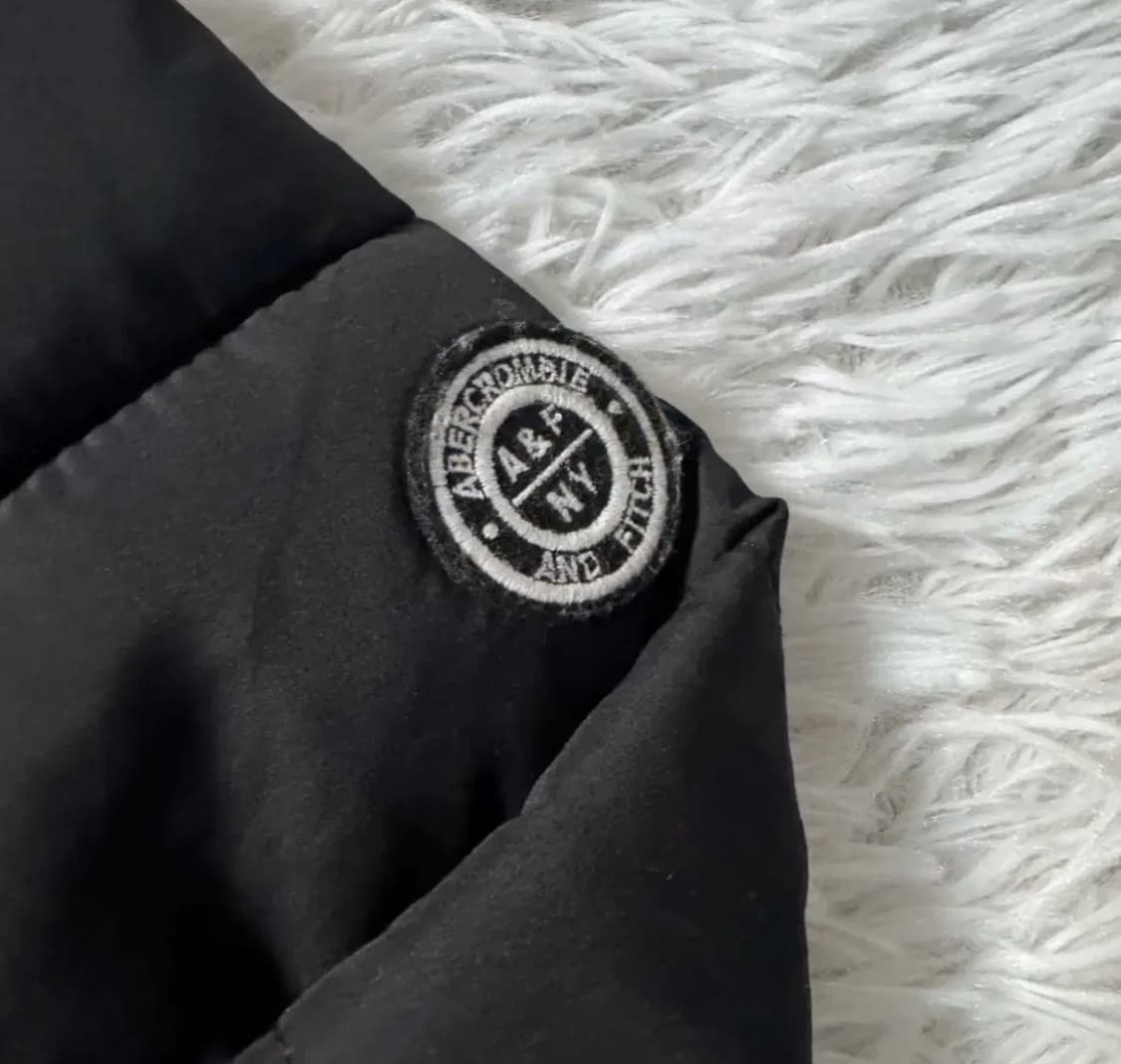 여성 아베크롬비 일본빈티지 경량패딩 빈티지패딩 블랙 S 상품이미지4