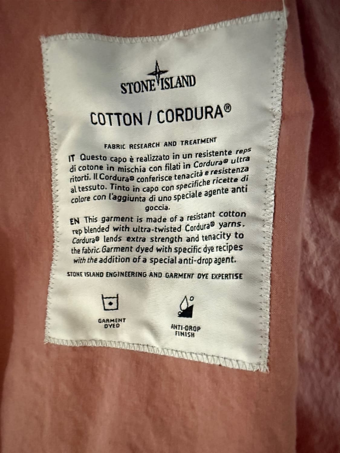 스톤아일랜드 코튼/코듀라 후드탈부착 자켓 상품이미지6