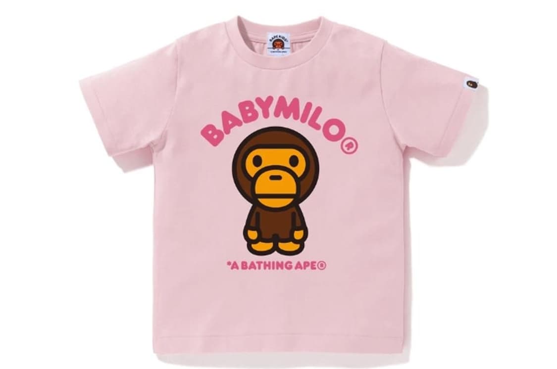 BAPE 키즈 반팔티 베이비 마일로 티 BABY MILO TEE 상품이미지1