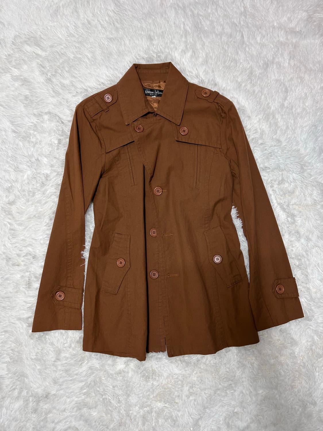 Number(N)ine brown trench coat 상품이미지1