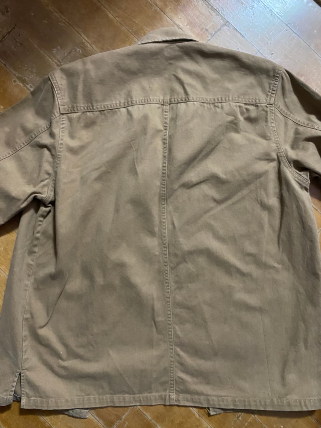 (해외판) 스파오 워크웨어 베이지 남방 (100) 상품이미지6