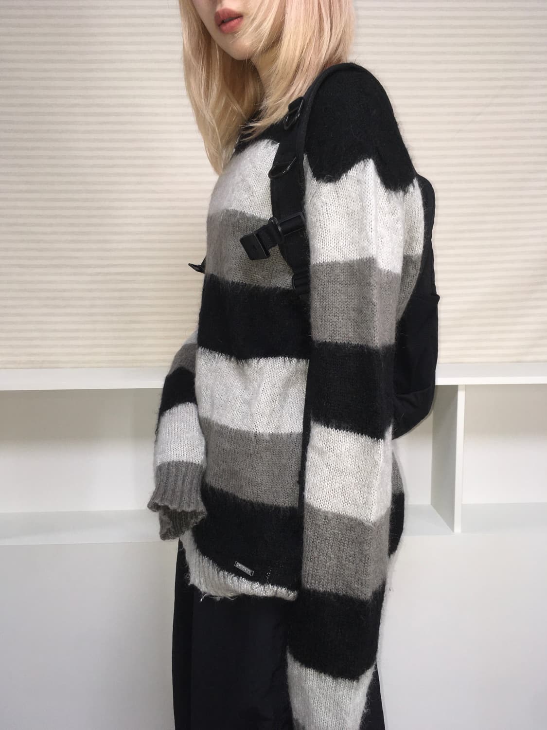 Diesel italy unisex stripe long knit 상품이미지6
