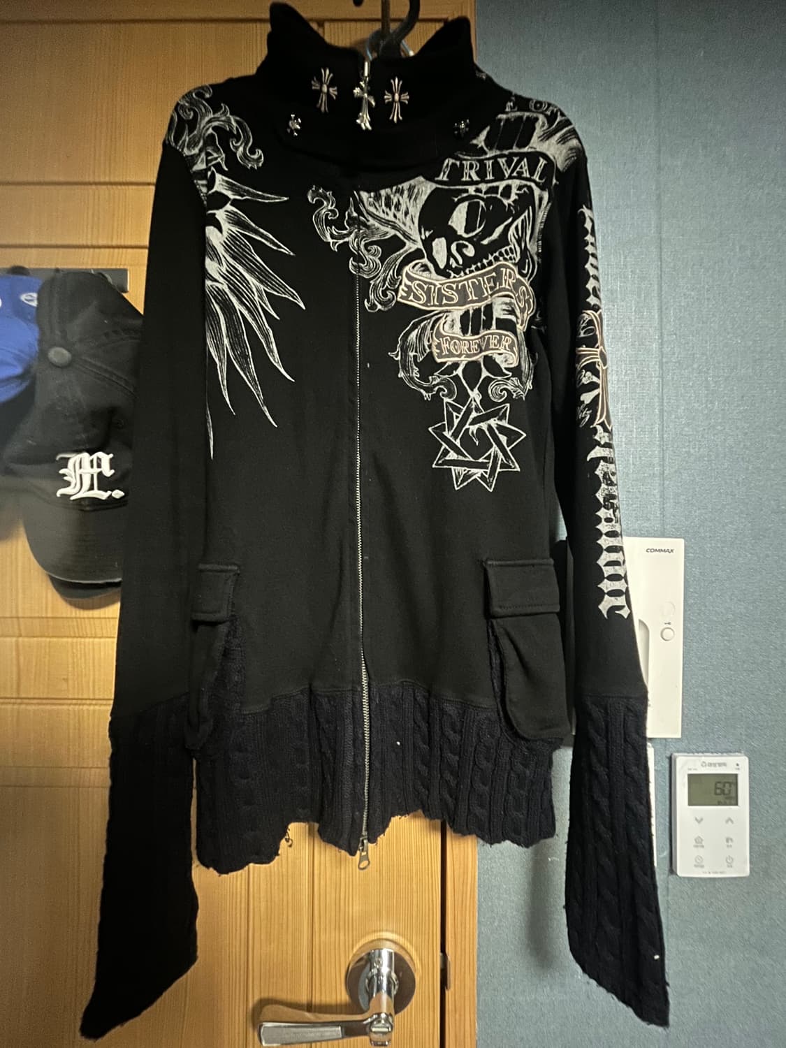 글리츠 펑크 고스 집업 상품이미지1