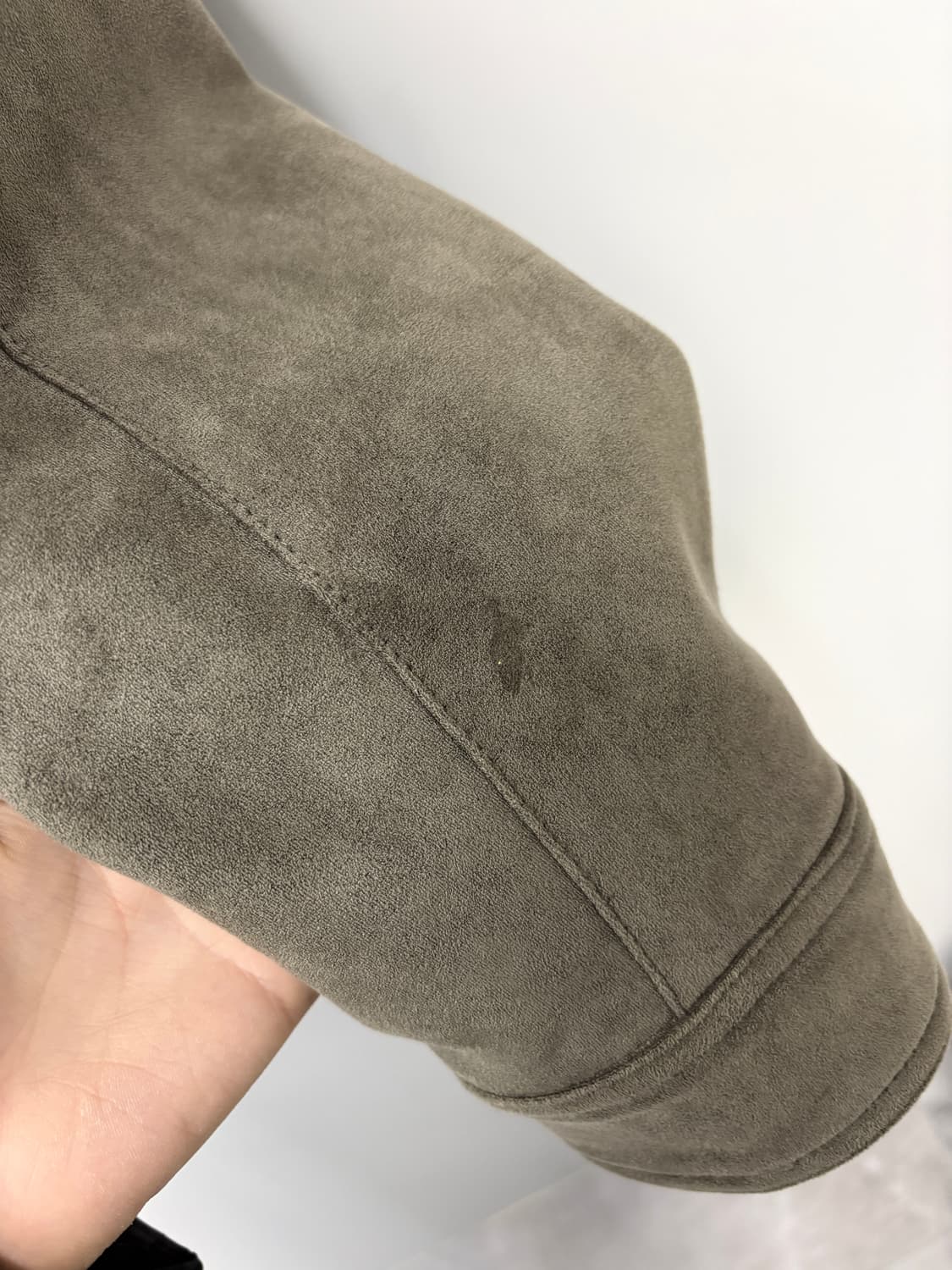 애드호크 하이넥 스웨이드 블루종 자켓 A3754 상품이미지7