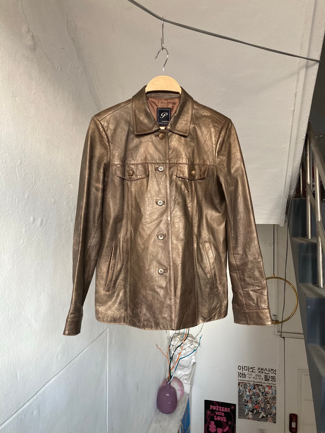 자연스러운 에이징++ 저스트핏•가죽자켓 상품이미지1