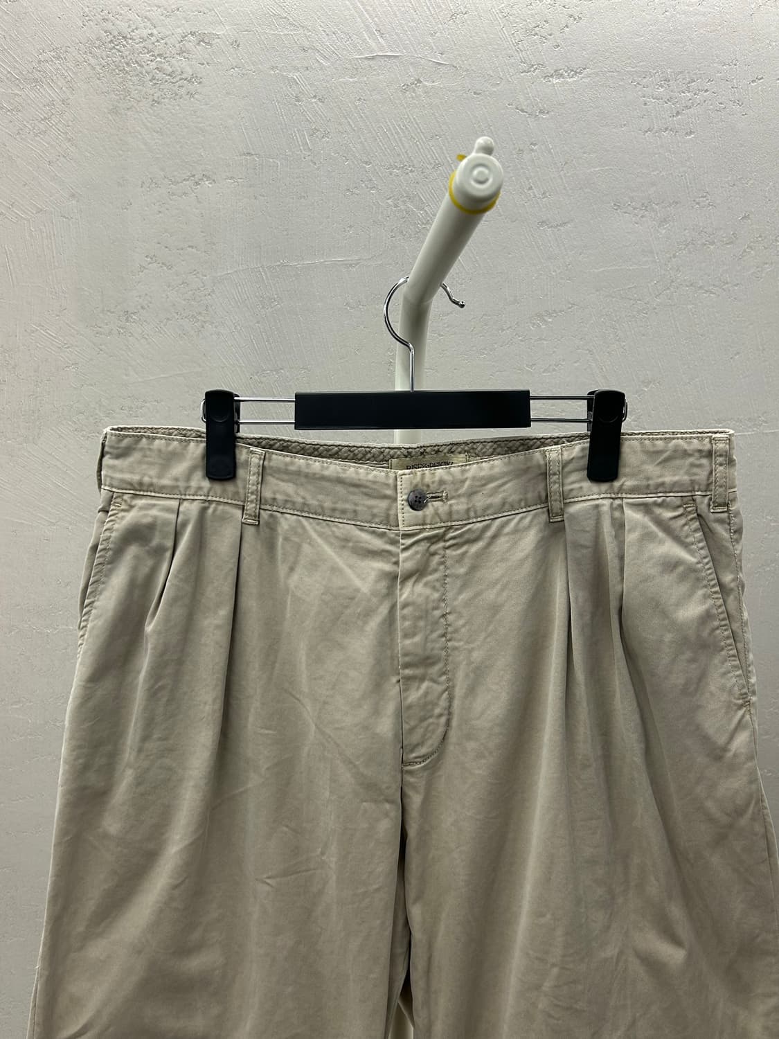 RISES&BELOW 라이즈앤빌로우 베이지 핀턱 와이드 팬츠 상품이미지4