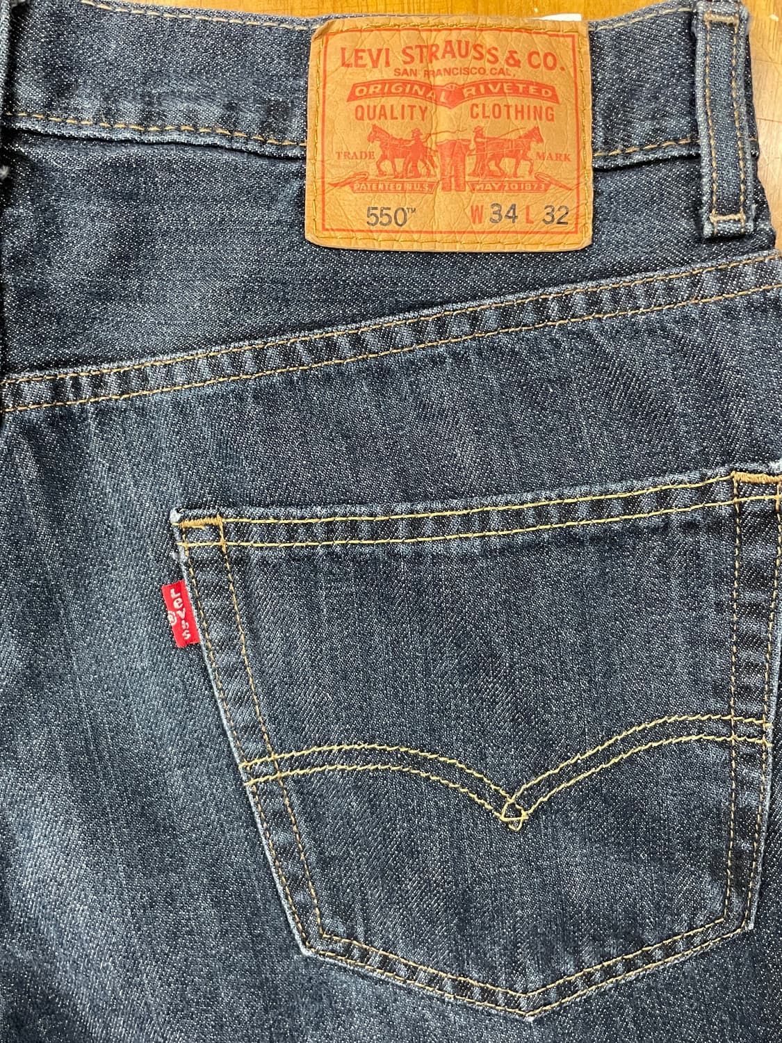 Levi's 550 진청 데님 팬츠   상품이미지8