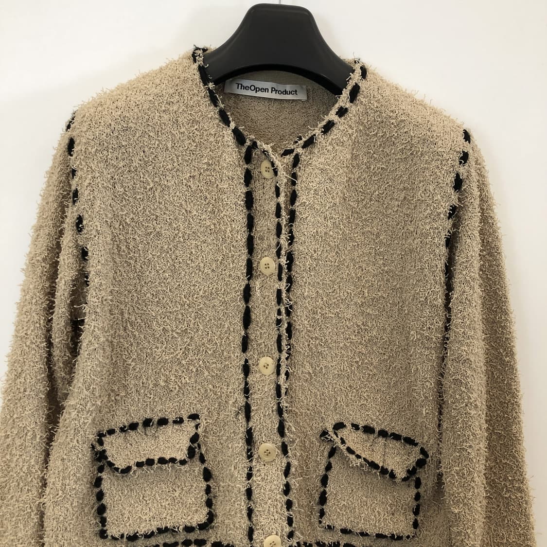 더 오픈프로덕트 스티치 가디건 FREE  상품이미지3