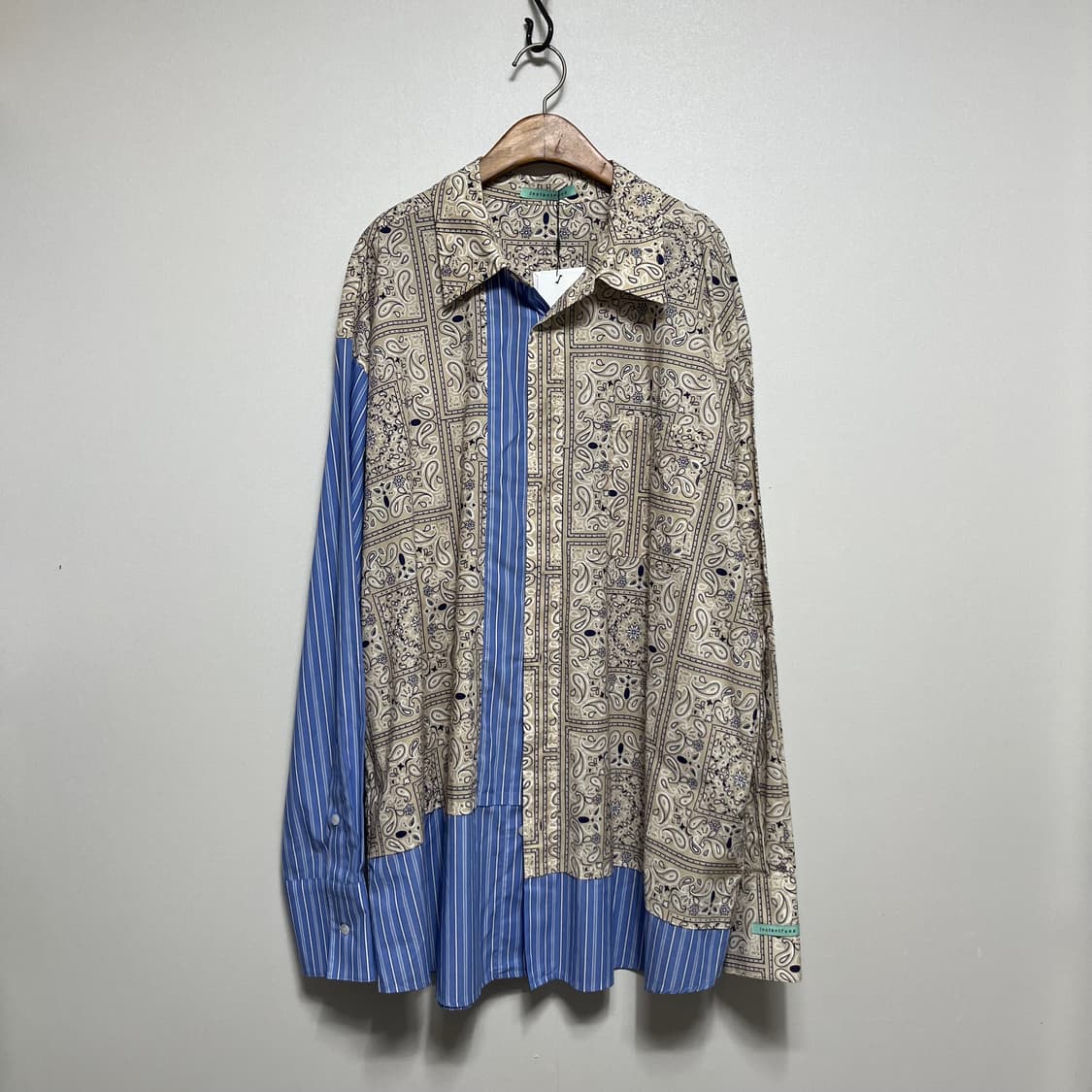 인스턴트펑크 페이즐리 오버사이즈 셔츠 상품이미지1