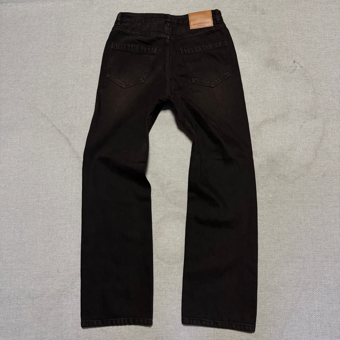 우영미 WYM 다크 브라운 데님 팬츠 상품이미지7