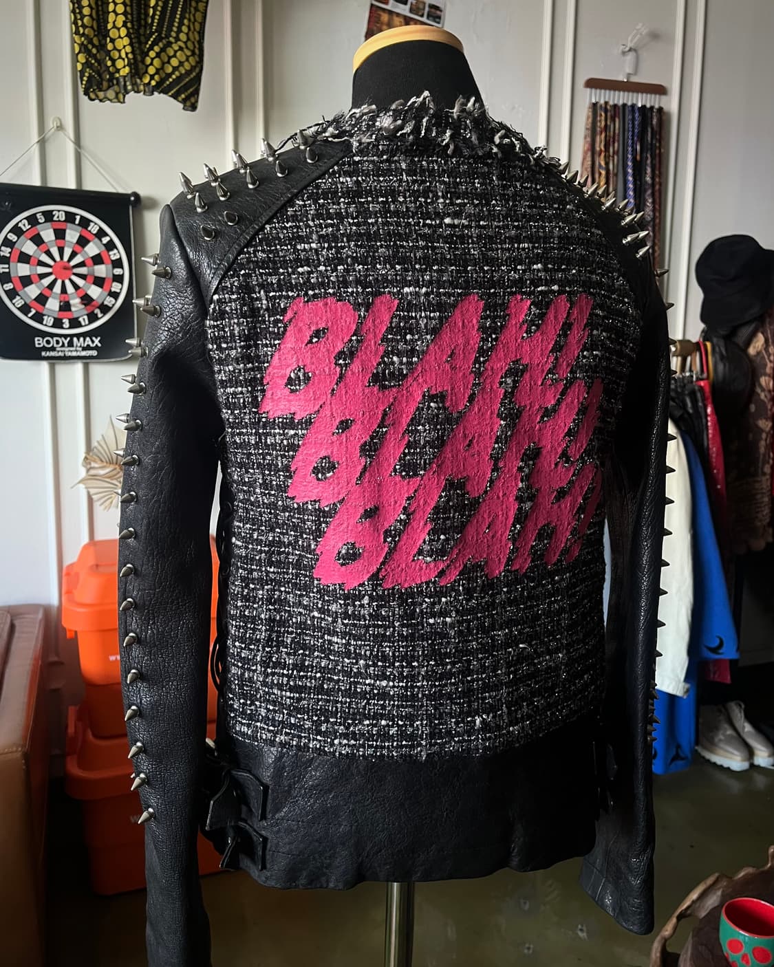 GROUND-ZERO 2012fw Tweed Spike Jacket 상품이미지10