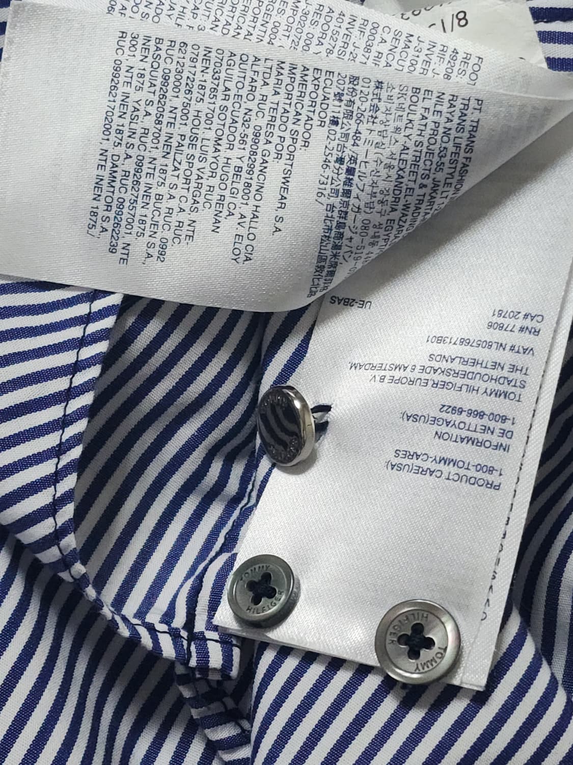 타미힐피거 스트라이프 셔츠 6 Petite 상품이미지8