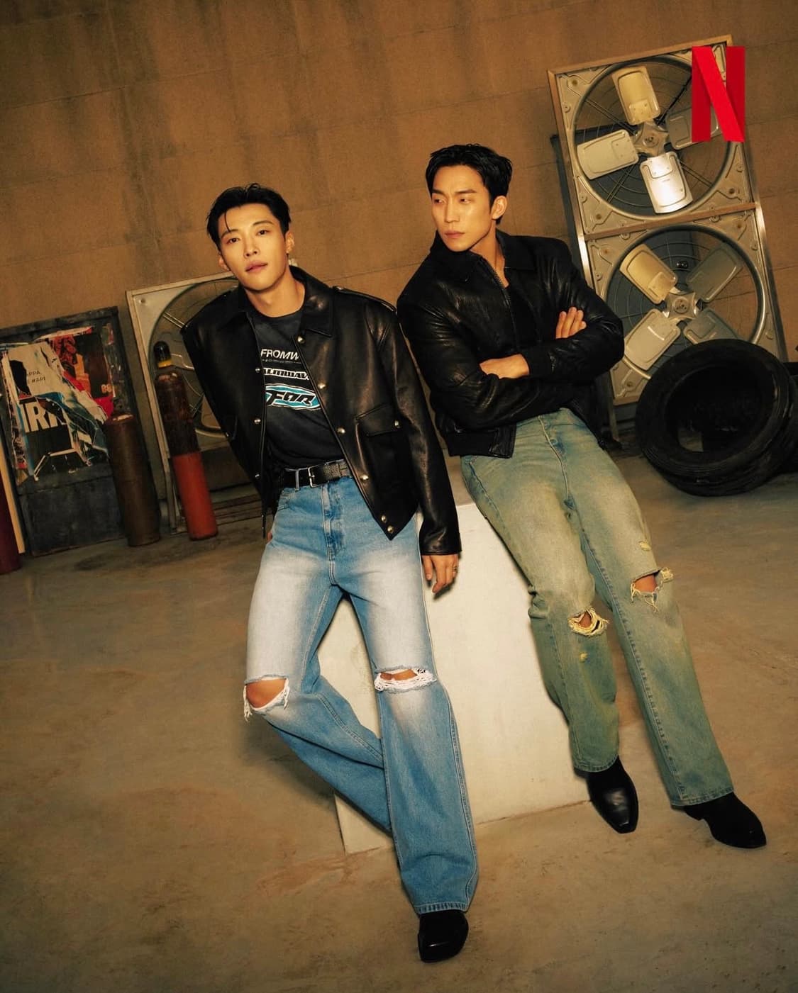 [L] 노이스 로버트 램스킨 레더 가죽 자켓 상품이미지4