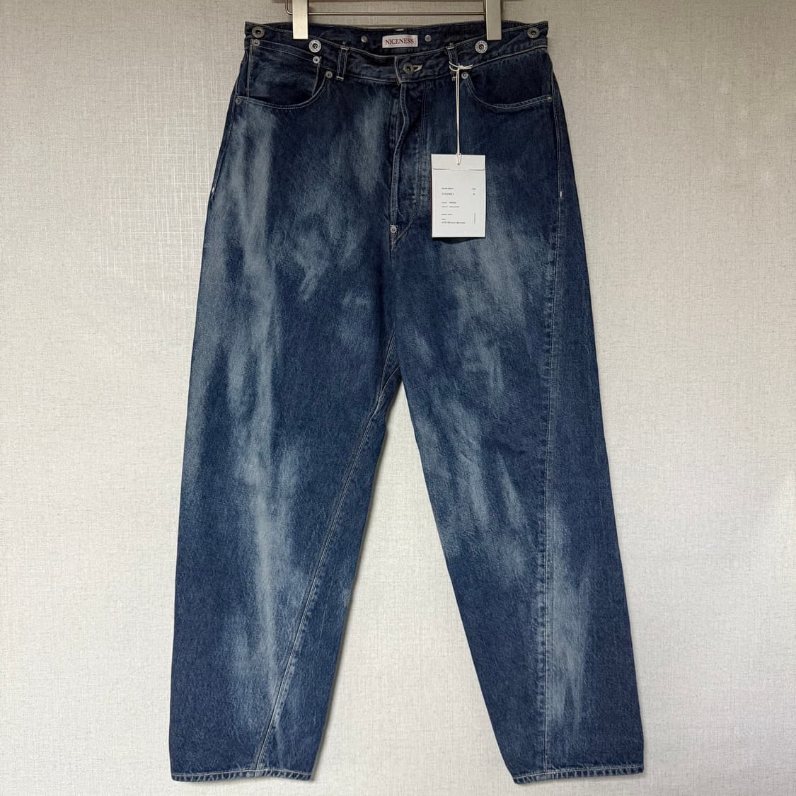 [M]나이스네스 NICENESS 26SS "D.SHARKY" 데님 진 상품이미지7
