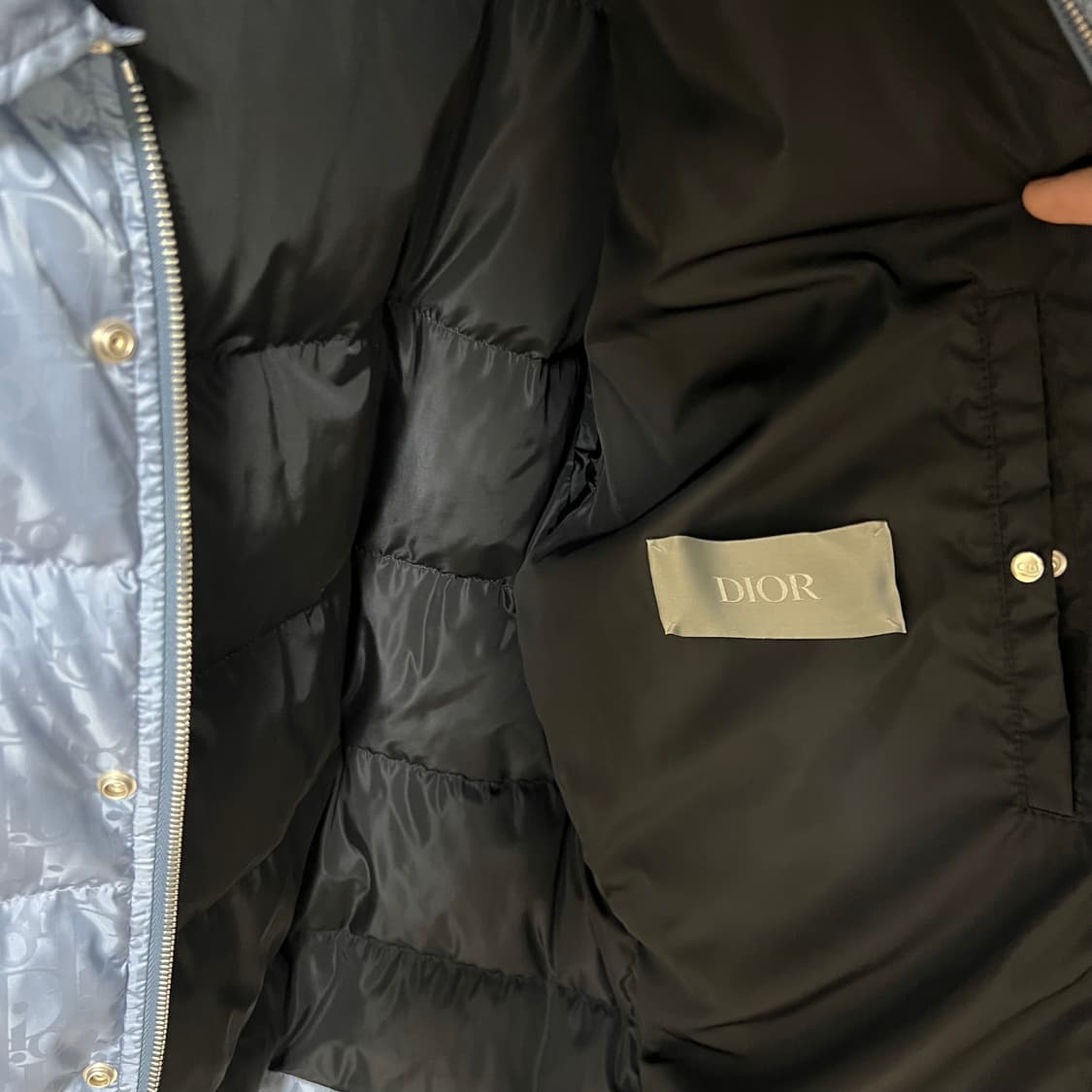 디올 오블리크 패딩 블루종 자켓 48 상품이미지5