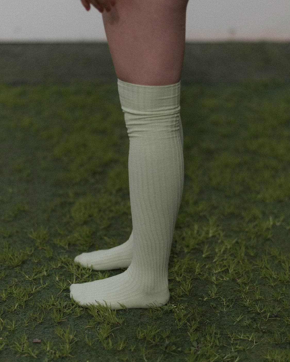 [230-250]베이스레인지 25fw 오버 니삭스/키르 그린 상품이미지5