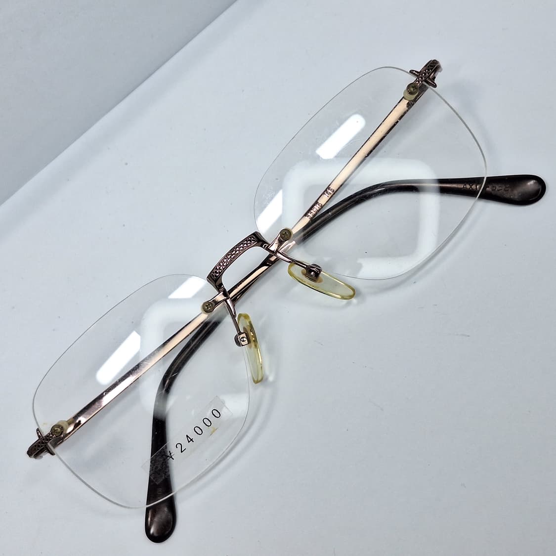샤르망 Axia-658 엑시아 호야 협업 티타늄 무테 안경 안경테/빈티지 상품이미지1