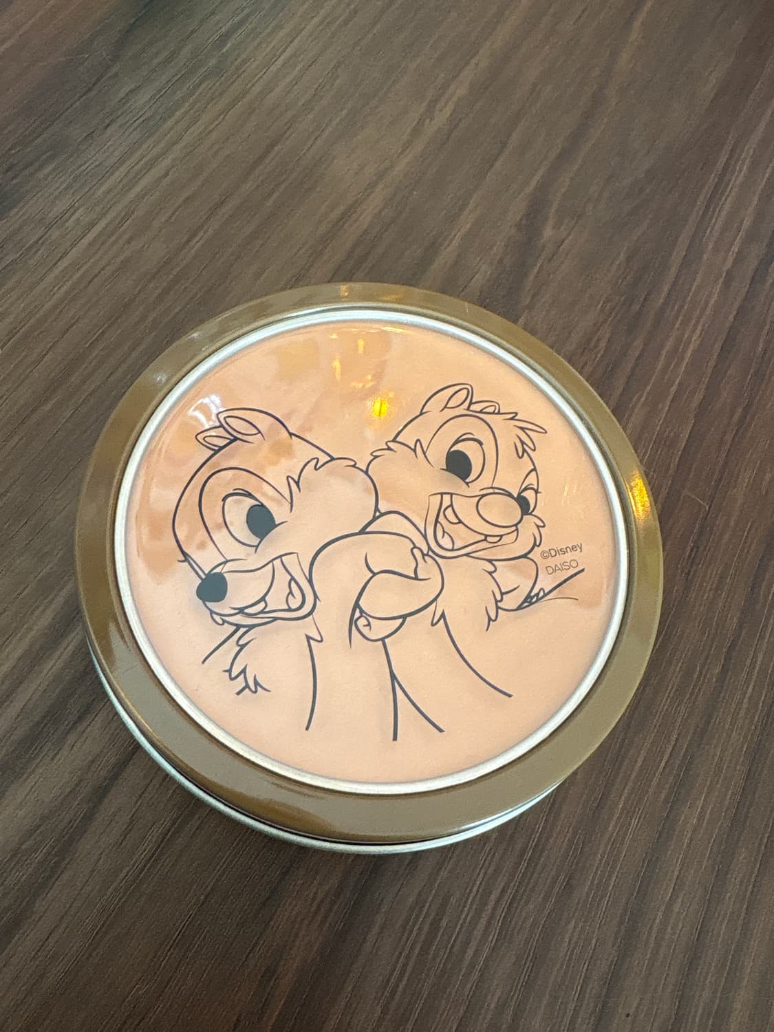 디즈니 칩앤데일 마그넷 틴케이스 원형 상품이미지1