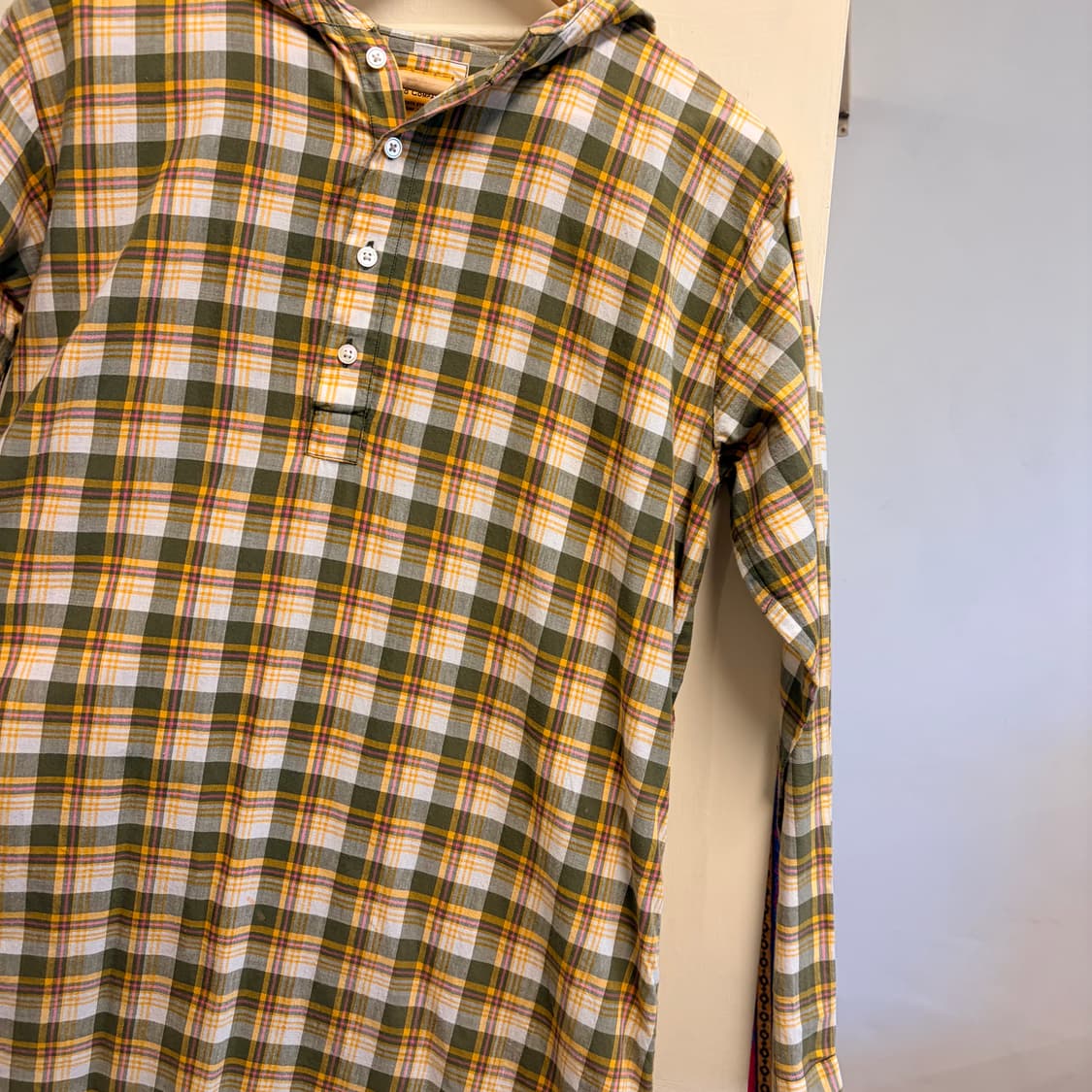 오리지널 마드라스 트레이딩 컴퍼니 체크 후드 원피스 상품이미지3