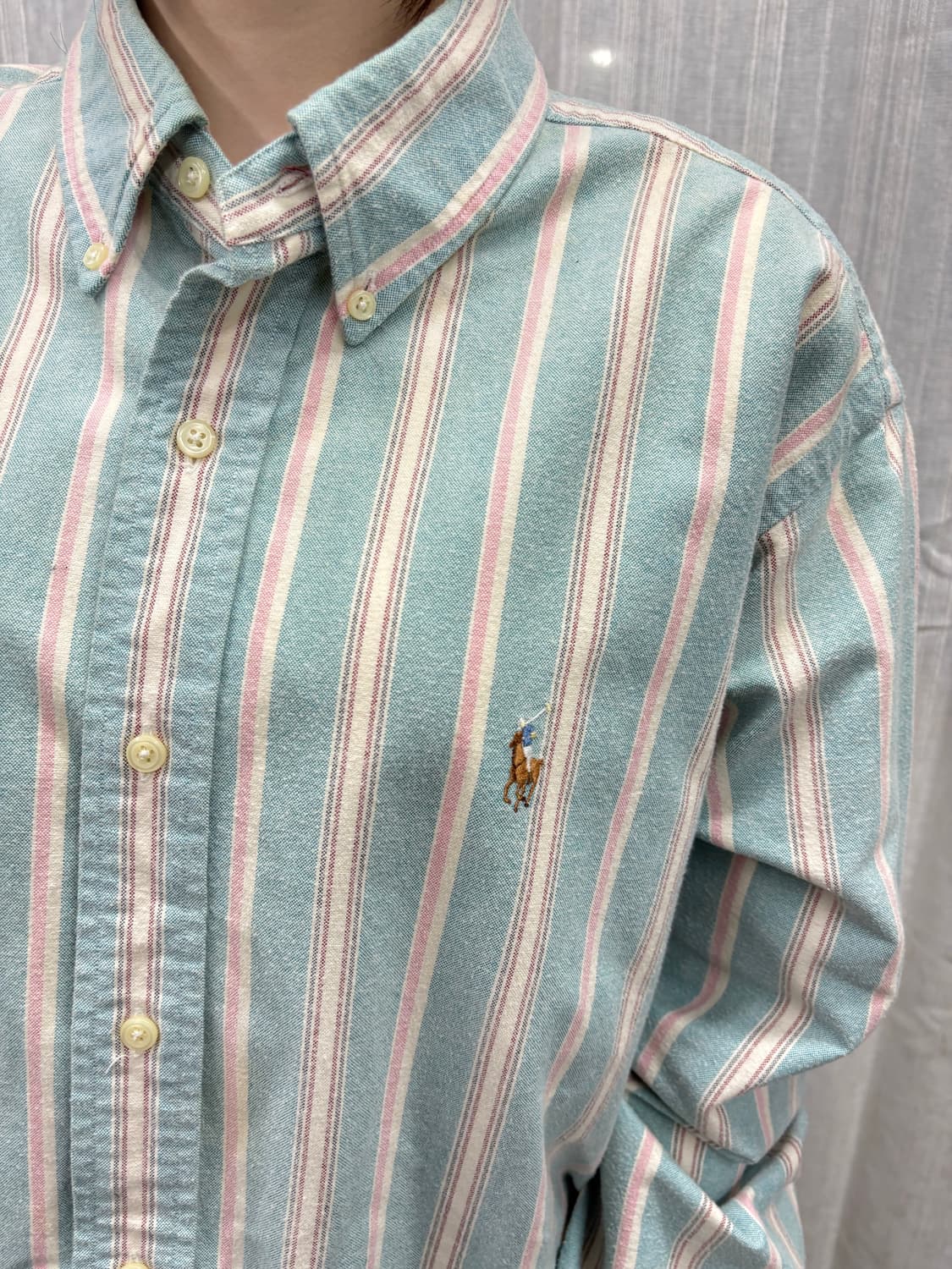 00s 폴로 랄프로렌 스트라이프 코튼 셔츠 상품이미지1