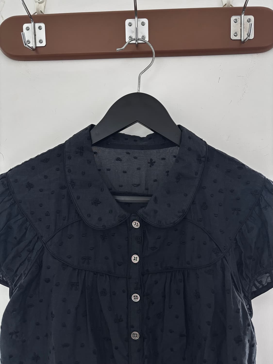 츠모리치사토 embroidery 블라우스 상품이미지3