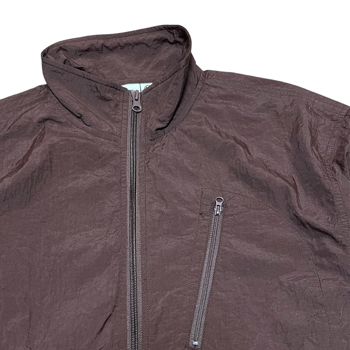 Partimento, Nylon Half Zip-Up Shirt_Brow 상품이미지5