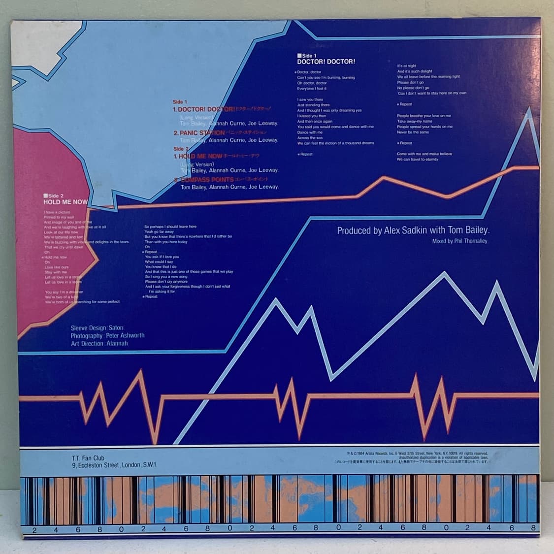 (LP) Thompson Twins -Doctor Doctor 상품이미지2