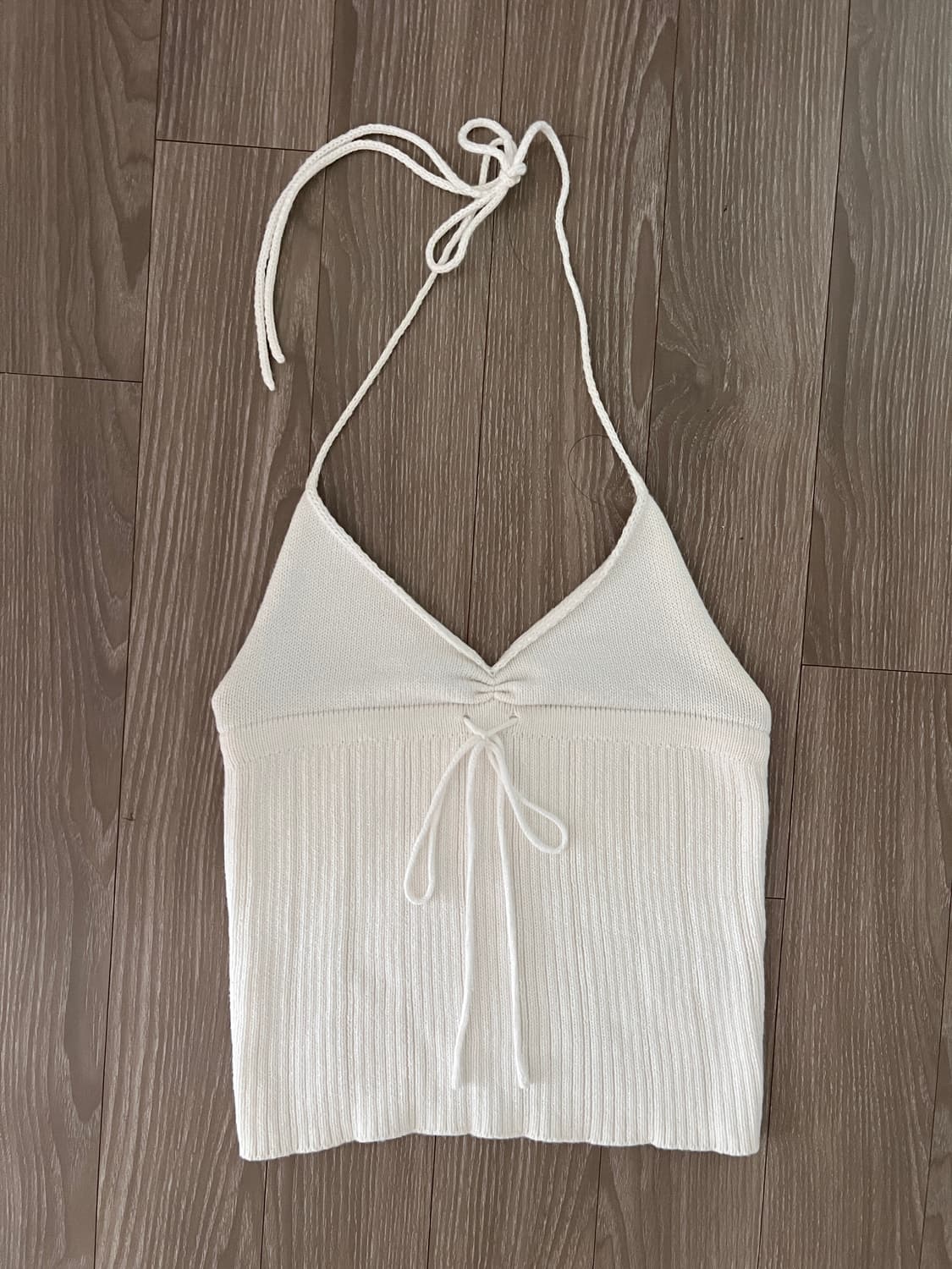 유라고 Riley halter neck knit top 홀터니트탑 상품이미지2
